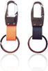 WeiFan Leather Valet Key Chain,Key Ring Holder, Heavy Duty Hardward Belt Clip Key Ring-2pack (Chrome)...