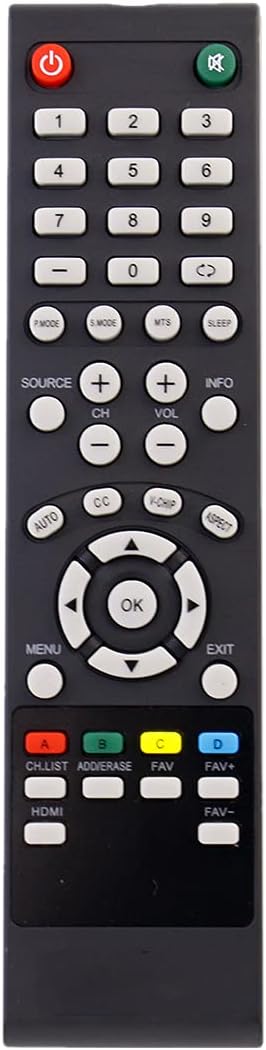 New Replace TV Remote Control Works for SEIKI TV SE55GY19 SE65UY04 SE22FE01 SE65GY25 SE40FY27 SE32FY22 TV SE24FE01-W SE19HE01 SE39HE02 LC-32G82 SE...