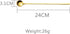 Gold 6PCS Stainless Steel Long Handle 9.45-Inch Iced Tea & Coffee Spoons...