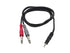 Monoprice 1/8-Inch TRS Male to Dual 1/4-Inch TS Male Cable - 3 Feet - Black, Connect Your iPod, iPhone, Android Smartphone To Pro Audio Gear...