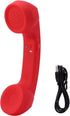 Cordless Telephone Handset, Retro Wireless Mobile Phone Telephone Handset Receivers Headphones Radiation Proof Stereo Convenient Call Cell Phone(R...