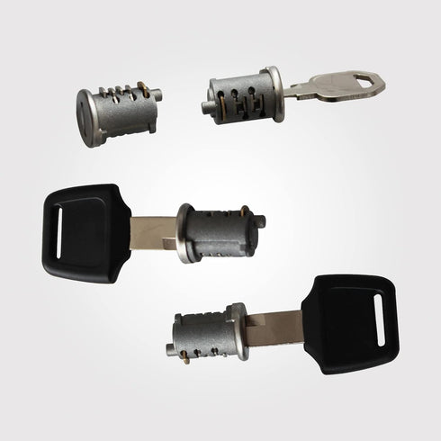 4 Pack Lock Cylinders Compatible with Yakima Car Roof Rack System Components SKS Lock Cores, Includes 4 Cylinders Cores, 4 Opening Keys and 1 Cont...