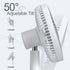 6-Inch Rechargeable Small Desk Fan, Portable Battery-Operated Table Electric Fan with 4 Speed Levels, Personal Mini Fan for Home Bed Study Room Be...