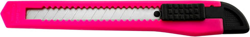 5 Bulk Small Neon Pink Utility Knife Box Cutters Snap Off Blade (9MM)...