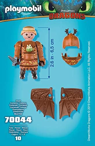 PLAYMOBIL - How to Train Your Dragon: Fishlegs with Flight Suit (DreamWorks)...