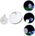 1 Set Acrylic Betta Training Mirror Round Mirrors Double Sided Mirror Fish Aquarium Decoration Betta Training Exercise Fighting Fish Mirror Floati...