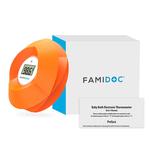 Famidoc Baby Bath Thermometer Floating Toy Bath Tub Thermometers, Flower...