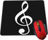 Mouse Pad Music Note Black Mouse Pads for Desk Non-Slip Rubber Base Square Gaming Pads Mousepad Mouse Mat for Computer Home Office...