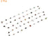 uxcell 2 Yards Irregular Gemstone Chains with Silver Chains Handmade Natural Beading Chain Bulk for Craft DIY Bracelet, Necklace, Jewelry Making (...