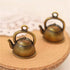 30 Pcs Metal Teapot Charms Pendants Mini Teapot Pendants Vintage Tea Kettle Charms Bulk Pendant for DIY Crafts Bracelet Earrings Necklace Jewelry ...