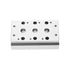 uxcell 1/4" G Thread 3 Row Aluminum Manifold Solenoid Air Pneumatic Valve Base Socket for 4V210 Series...
