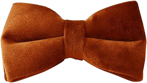 Bowtie Dog Collar, Velvet Dog Collars with Detachable Bowtie Metal Buckle, Soft Comfortable Adjustable Bow Tie Collars for Small Medium Large Dogs...