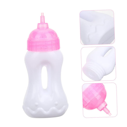 Fake Feeding Bottles Baby Bottles 10pcs Feeding Bottle Rayan Toys for Kids Fake Feeding Bottles Mini Bottle Pp Baby Child Baby Doll Feeding Bottle...
