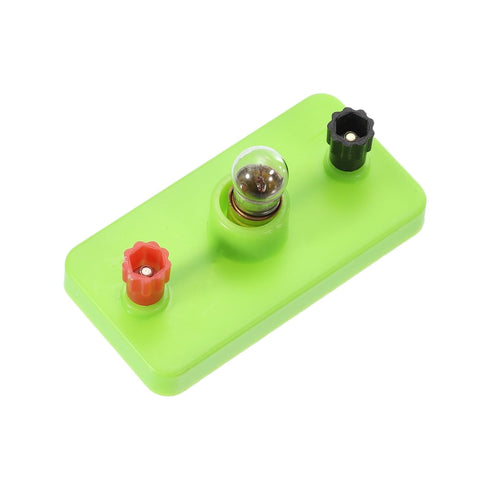 PATIKIL Bulb Socket with 1.5V Bulb, 5 Pcs Mini Bulb Holder Lamp Base DIY Light for Physics Laboratory Electrical Experiment Teaching Instruments L...