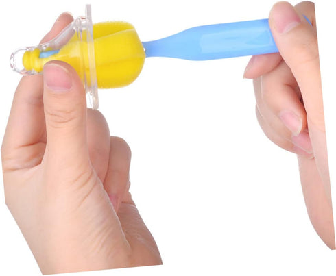 Set Pacifier Bottle Brush Bottle Brush Pacifier Cleaning Supplies Bottle Cleaner Brush Milk Bottle Cleaning Brush Tumbler Cup Brush Sponge Glass...