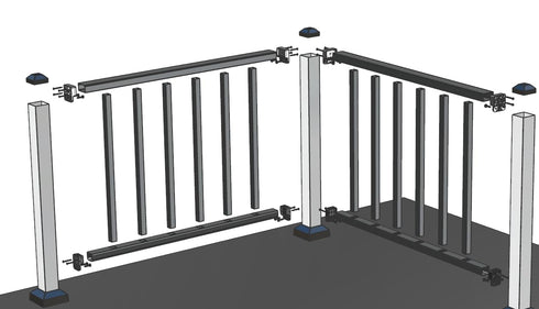 Rail Connector (2, Black, Top)...