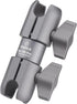 FANAUE Composite Double Socket Swivel Arm,DA-100PRO 3.7" Length, Aluminum Construction, Compatible with RAM Mounts B Size 1" Ball Components...