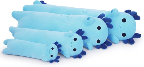 Long Axolotl Stuffed Animals, Soft Long Axolotl Plush Pillow Cute Axolotl Plush Body Pillow Gifts for Kids Girlfriend(Blue, 50cm)...