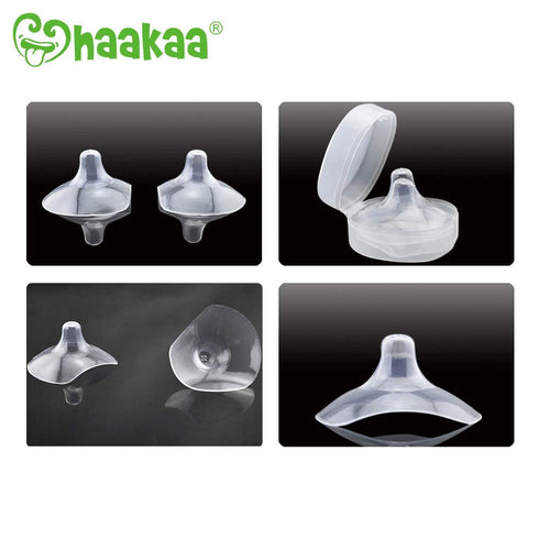 Haakaa Silicone Nipple Shields 2pk...