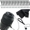 CamKix Lens Cap Keeper Bundle for Any SLR or DSLR Camera - Including 20 Lens Cap Holders - 2 Microfiber Cleaning Cloths - Great Accessories for Ph...