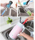 3Pcs Sponge Cleaning Brush Cleaner Adjustable Bottle Scrubber with Long Handle Washing Cleaning Brushes Multi-Function Kitchen Cleaning Tools for ...