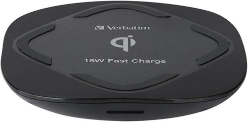 Verbatim 15W Wireless Charger (No AC Adapter) Compatible with All Qi-Enabled Phones...