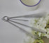 4 Pack Stainless Steel White Bristle Aquarium Tank Cleaning Brush, Nylon Long Fish Tank Tube Washing Brush Cleaner Clean Tool for Kitchen Sink, Gl...