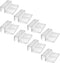 Teensery 8 Pcs Aquarium Glass Cover Clip Clear Acrylic Fish Tank Glass Cover Support Holder Aquarium Lid Clip Clamp for Rimless Aquariums (10 MM)...