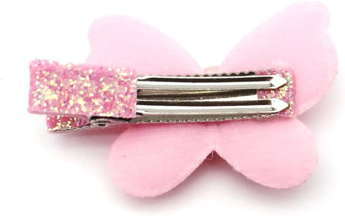 8pcs Baby Girl Hair Clips Toddlers Infants Kids Hair Butterfly Snap Clips Barrettes (8pc- Sequins Pearl Butterfly)...
