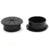 HJ Garden 2pcs 2-3/8 inch Flexible Desk Cord Grommets Wire Organizer Hole Cover for Managing and Hiding Office PC Desktop Cable(Black)...