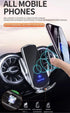 HITech Pro Upgraded Smart 15W Qi Fast Car Wireless Charger Holder AirVent Mount, with Magnetic Connectors, Compatible with All Wireless Charging M...