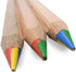 3 x LYRA 4-COLOR Giant Super Jumbo Colouring Pencils Natural Wood Finish...