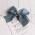 Dusty Blue 1.5 Inch 18 Yards Silk Satin Ribbon Handmade Frayed Ribbons for Gift Wrapping, Crafts, Baby Shower, Wedding Invitations, Flower Bouquet...