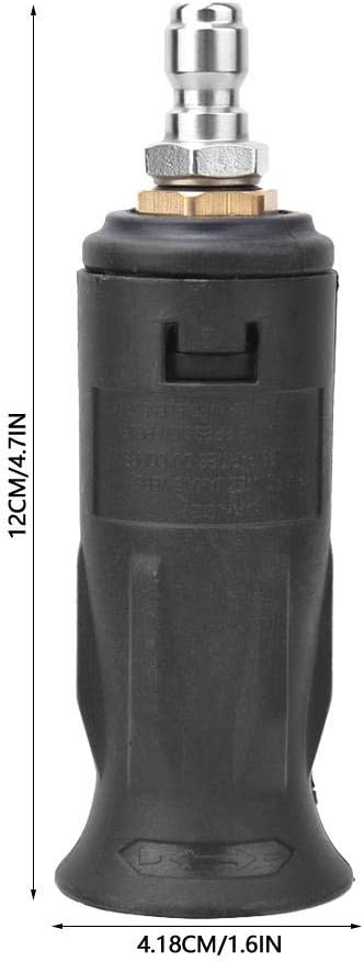 High Pressure Washer Nozzle, 1/4 inch Quick Connector Rotating Adjustable Water Spray Angle Sector and Column Shape...