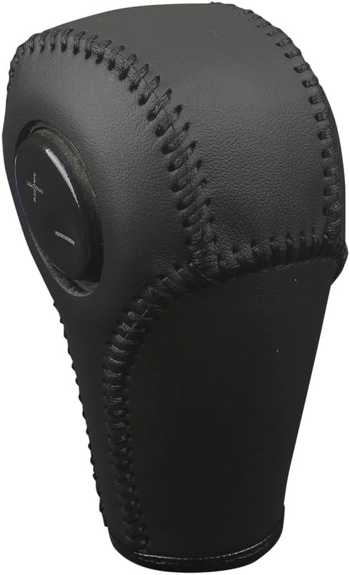 Auto Car Leather Gear Shift Knob Cover for 2011 2012 2013 2014 2015 2016 2017Buick Enclave Transit Accessories (Black line)...