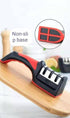 Sharpen with Precision: Stainless Steel 3-in-1 Kitchen Knife Sharpener - Easy-Use. Kit with 3 Stage Sharpening Slots. Ergonomic and fast....