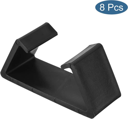 PATIKIL Patio Furniture Clips, 8 Pack Sofa Clamps Fixed Buckle Wicker Rattan Chair Fasteners for Outdoor, Black...