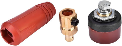 Welding Welding Cable Joint Quick Connector DKJ Series European Style Welding Cable Quick Connector Male Plug and Panel Socket Quick Fitting Adapt...