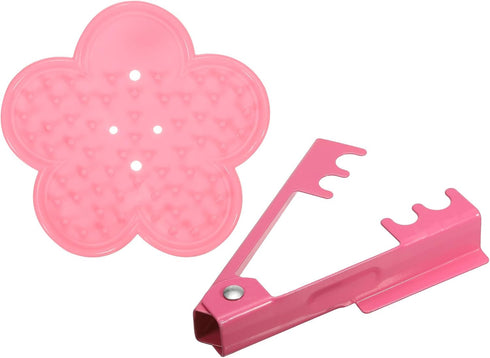 PATIKIL Rose Stem Leaf Thorn Stripper, 2Pcs/1Set Rose Thorn Stripper Remover Tool Leaf Stripping Tool for Gardening Flower Arrangement, Pink...
