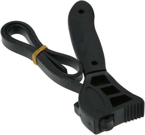 Qiilu Strap Wrench Belt Oil Filter Wrench Rubber Strap Wrench Rubber Belt Spanner Bottle Opener Adjustable Oil Filter Repair Tool...