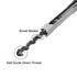 uxcell Square Hole Drill Bit, 5/16" High-Carbon Steel Hollow Chisel Mortise Power Tool for Woodworking...