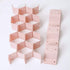 Poeland Drawer Divider Organizer Adjustable DIY Grid Honeycomb Drawer Divider for Underwear Belt Scarf Socks Pink...