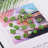 40 PCS Decorative Push Pins Set, Cactus Palm Leaf Camellia Rose Thumb Tack Decorative Cute Push pins for Cork Board Bulletin Board Maps Photos Wal...