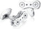 HONEY BEAR Cufflinks for Men Silver Bicycle Bike Chain for Wedding Business Gift...