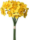 Tinsow Artificial Daffodil Flowers 15.8 Inches Narcissus Spring Flower Fake Silk Flower Arrangement for Home Wedding Decor (Yellow, 12)...
