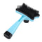GLOGLOW Pet Grooming Brush, Self Cleaning Slicker Brush Short and Long Hair Shedding Brush for Dogs Cats Gently Removes Loose Undercoat(Blue) Hair...