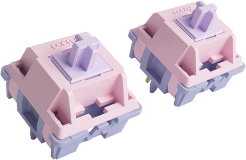 AKKO V3 Fairy Linear Silent Keyboard Switch for Mechanical Gaming Keyboard, 5-Pin 50gf Quiet Switches with Standard MX Structure (45pcs)...