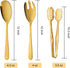 Salad Spoon and Fork Stainless Steel Tong Serving Set, Heavy Duty Smooth Finish Metal Serving Utensils Large Salad Servers for Home Kitchen Party ...
