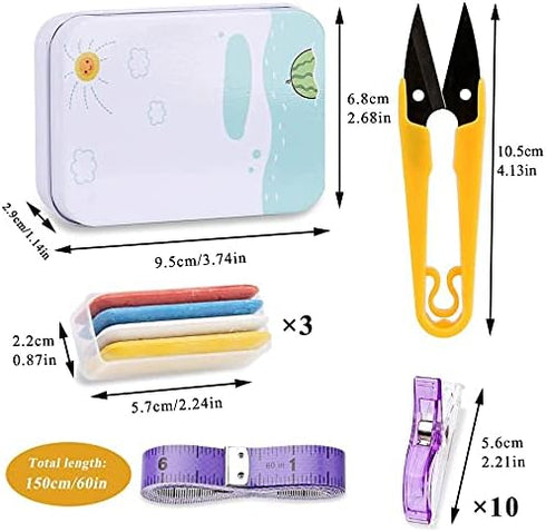 Sewing Ruler 4 Styles Clothing Patterning Ruler Sewing French Curve Ruler Metric Shaped Plastic Sewing Tools Include Fabric Chalk Sewing Clips Per...