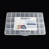32 Grids Clear Plastic Organizer Box, Craft Storage Container for Beads Organizer, Art DIY, Crafts Jewelry Storage, Fishing Tackles, Rock Collecti...